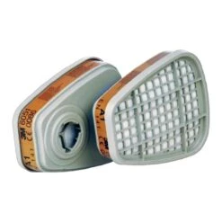 Paire De Filtres 3M 6051 Anti-gaz A1 Pour Masque 3M6K