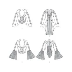 Patron - Vestes à Col Châle -Costume Gear Shop patron vestes a col chale 7