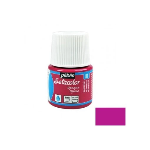 Peinture Textile - Framboise